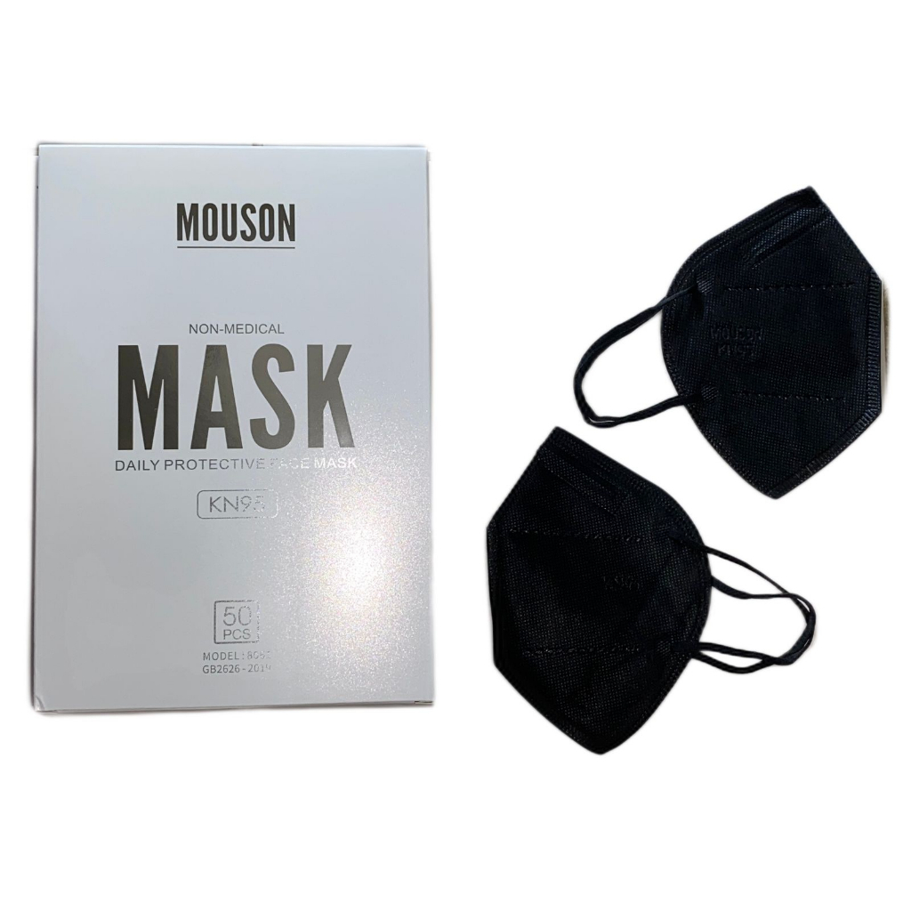 (50 pcs) Masker KN95 MOUSON Premium Masker Dewasa 5 PLY KN 95 Tebal - Lentur