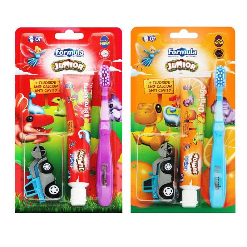 FREE MAINAN  FORMULA PASTA GIGI & SIKAT GIGI ANAK JUNIOR