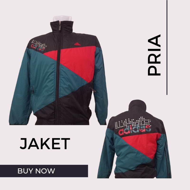 Jaket Pria Tebal Kerah Leher Tinggi