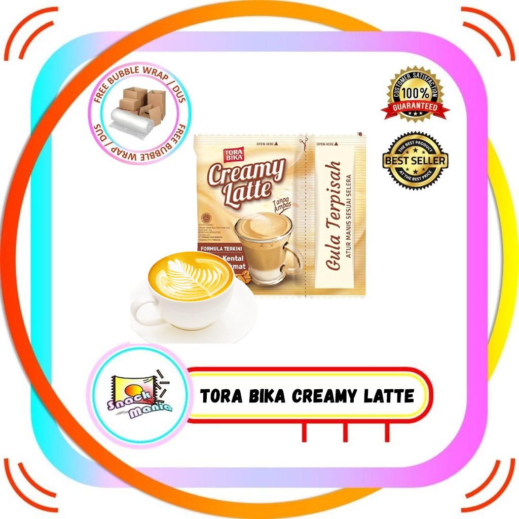 

Tora Bika Kopi TORABIKA Creamy Latte Coffee RENCENG 10 Sachet 25 gr