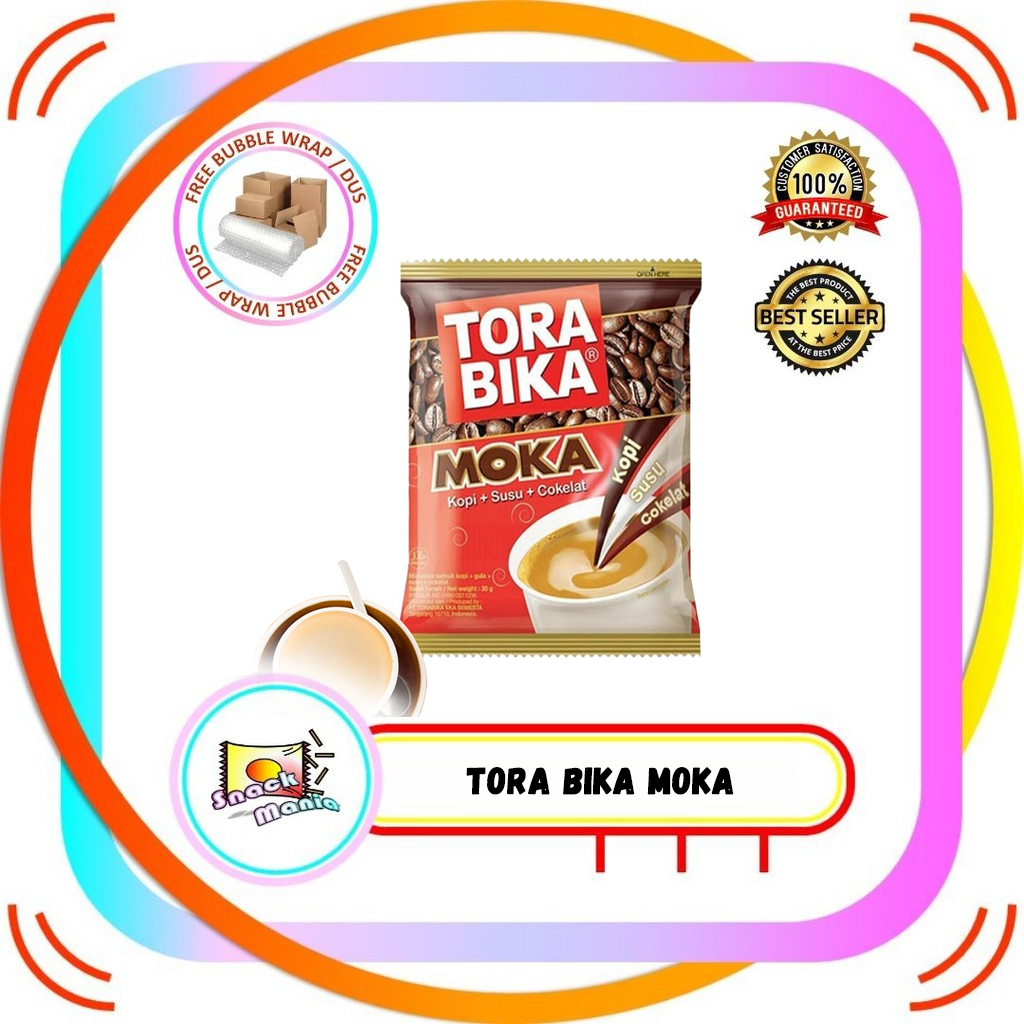 

Tora Bika Moka Kopi Susu Cokelat Mocha Coffee 10 Sachet RENCENG