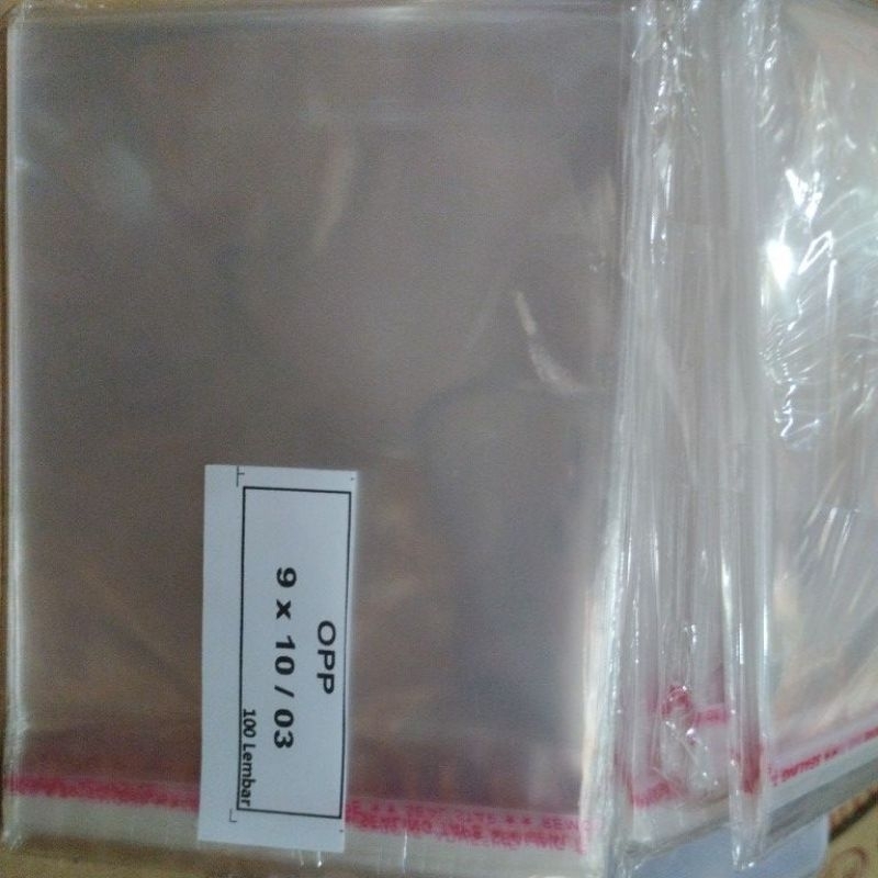 

PLASTIK PEREKAT 9x10 OPP