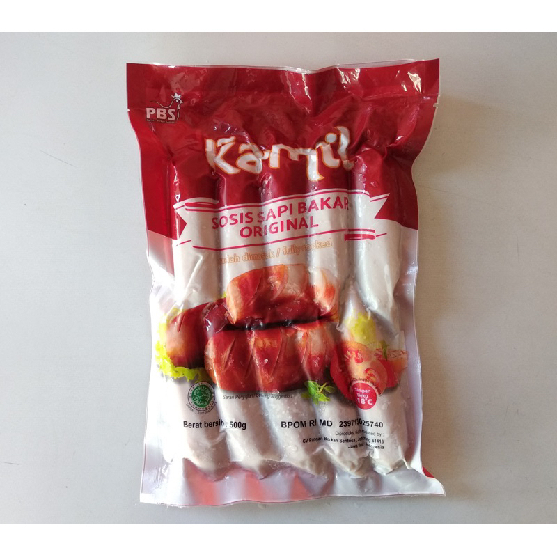 

Kamil Sosis Sapi Bakar Original isi 10pcs 500gr