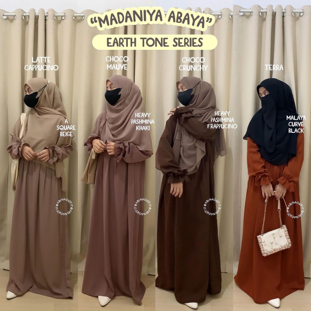 ABAYA MADANIYAH BY ARUNAOUTFIT