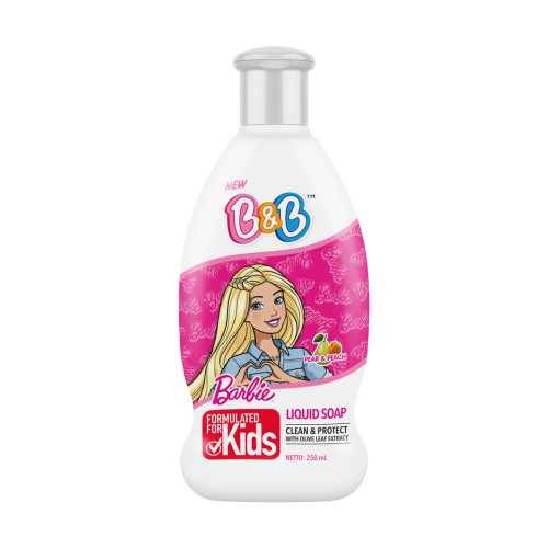 B&amp;B Liquid Soap Barbie Party Botol 250ml