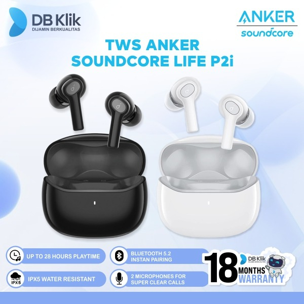 TWS Anker Soundcore Life P2i - True Wireless Earbuds Anker A3991