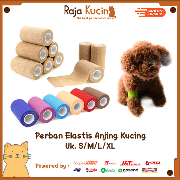 Perban Elastis Anjing Kucing / Plaster / Aid Elasic Adhesive Bandage