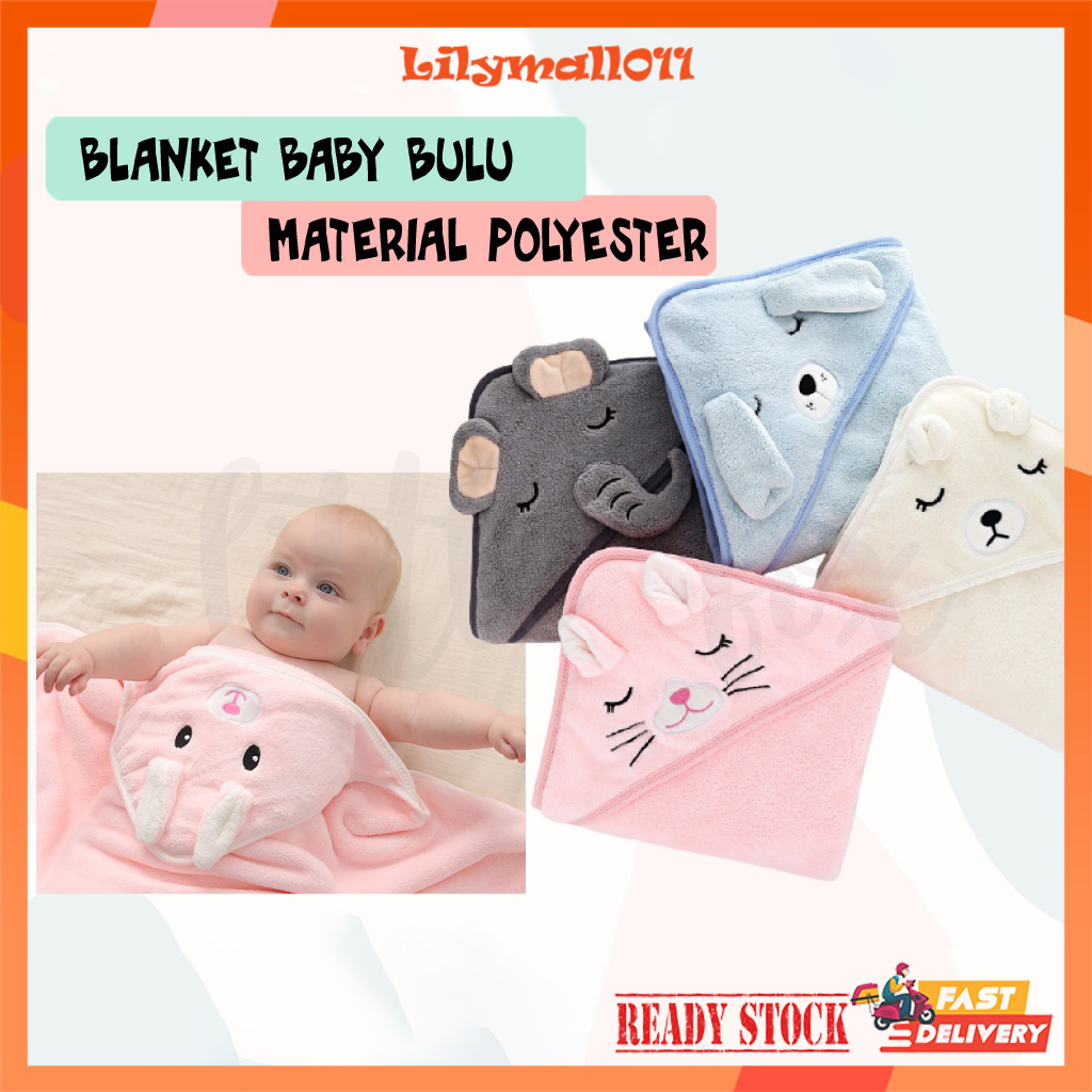 Selimut Bayi Murah Sprei Bayi Slimut Bayi Selimut Topi Bayi Lembut Selimut Bayi Karakter Lucu Selimu