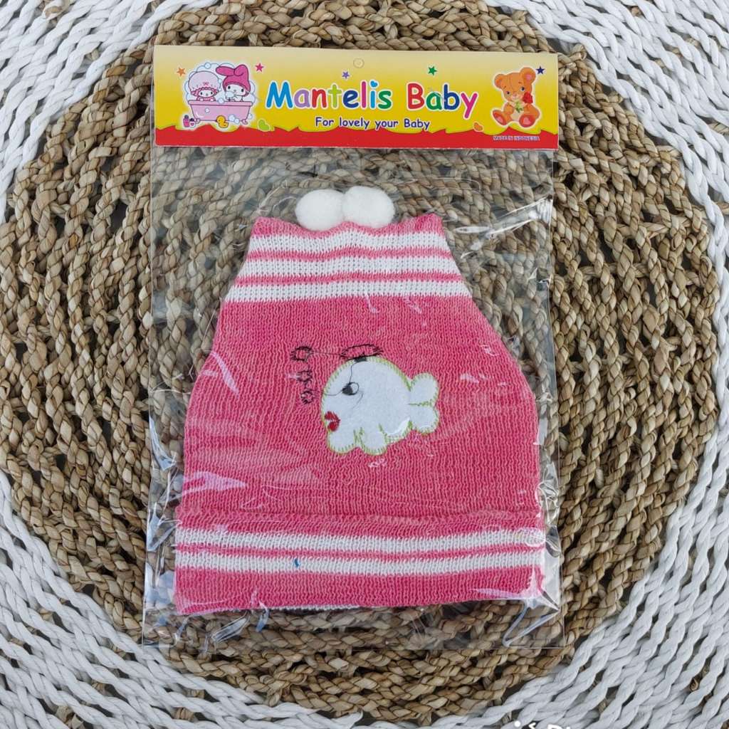 topi kupluk bayi Rajut lembut terbaru