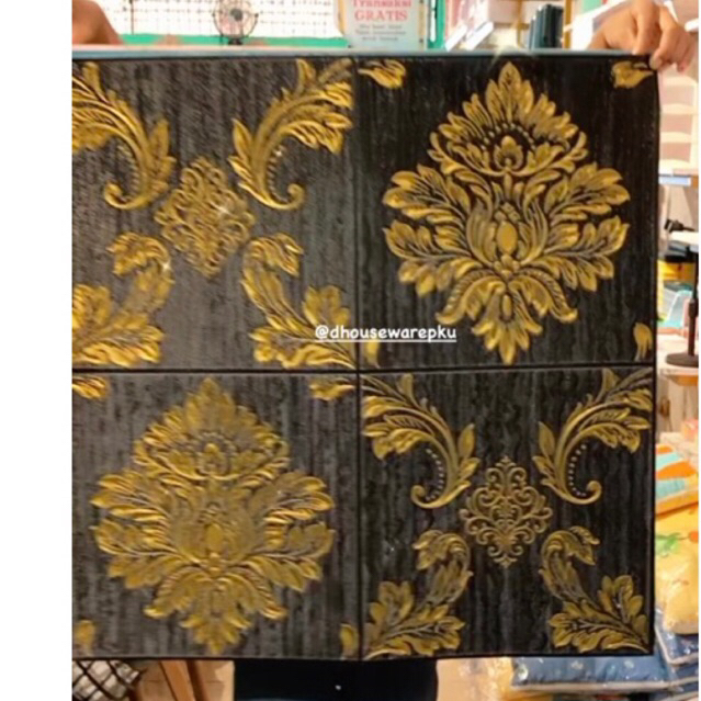 1507 Wallpaper dinding 3D tebal