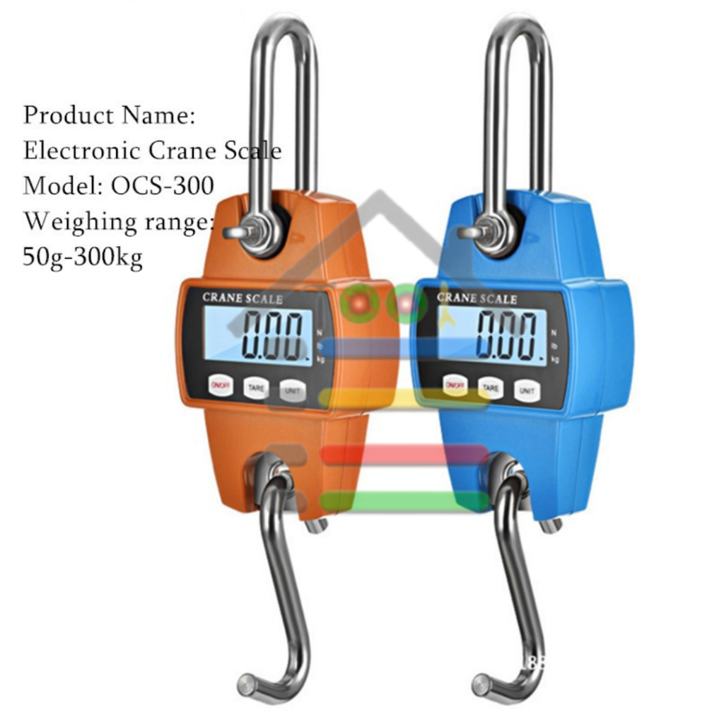 TIMBAGAN DIGITAL GANTUNG 200 / 300 KG TUKANG CRANE SCALE DIGITAL LED HOOK