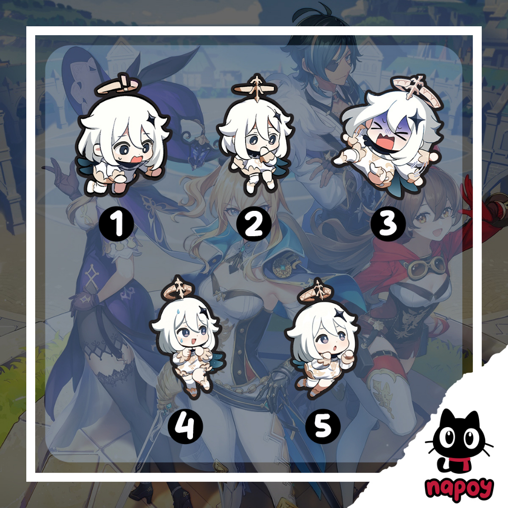 

Sticker Vinyl Game Anime Paimon Genshin Impact