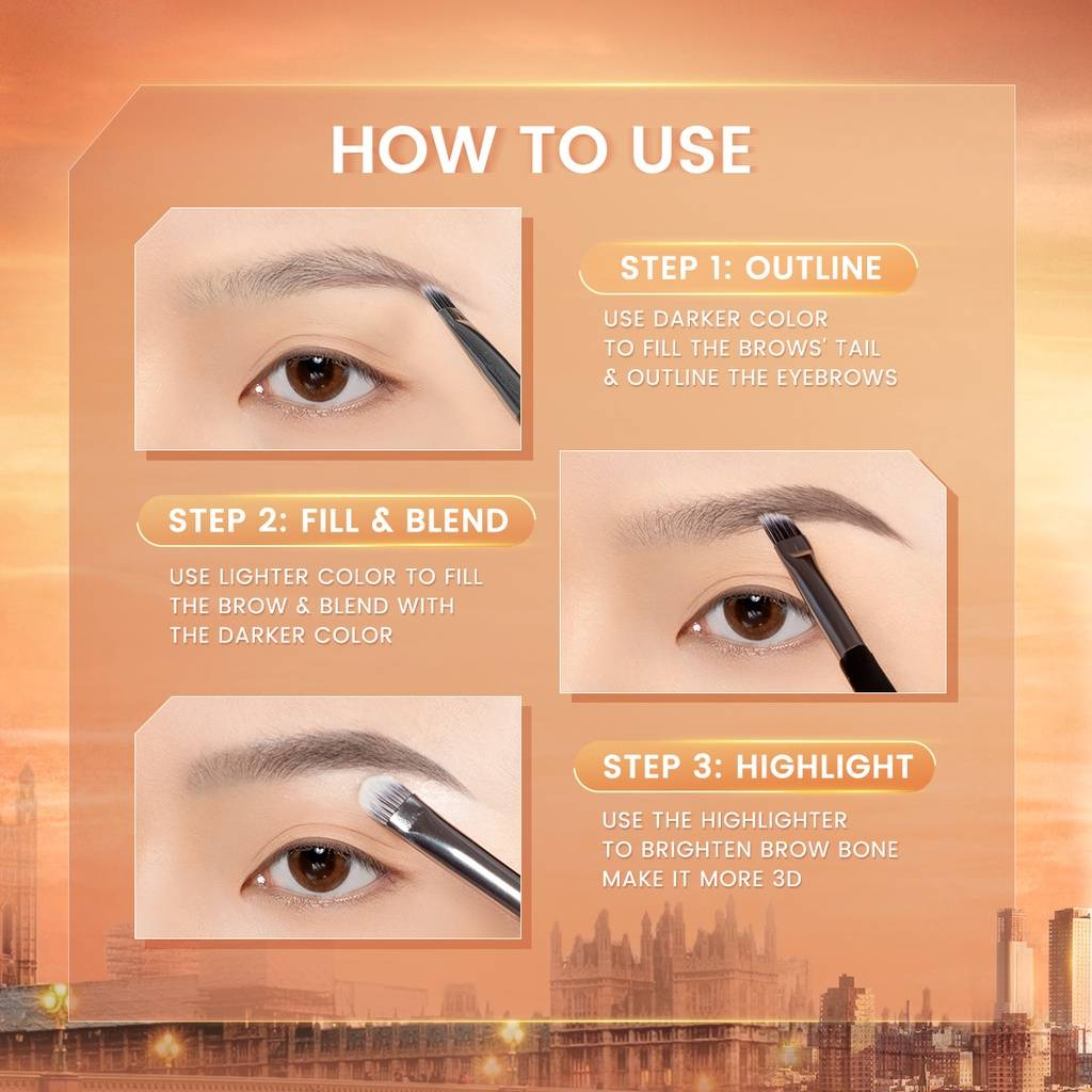Focallure 2in1 Eyeshadow And Eyebrow Palette Focallure Eyeshadow Focallure Eyebrow Powder Focallure Eyebrow Focallure