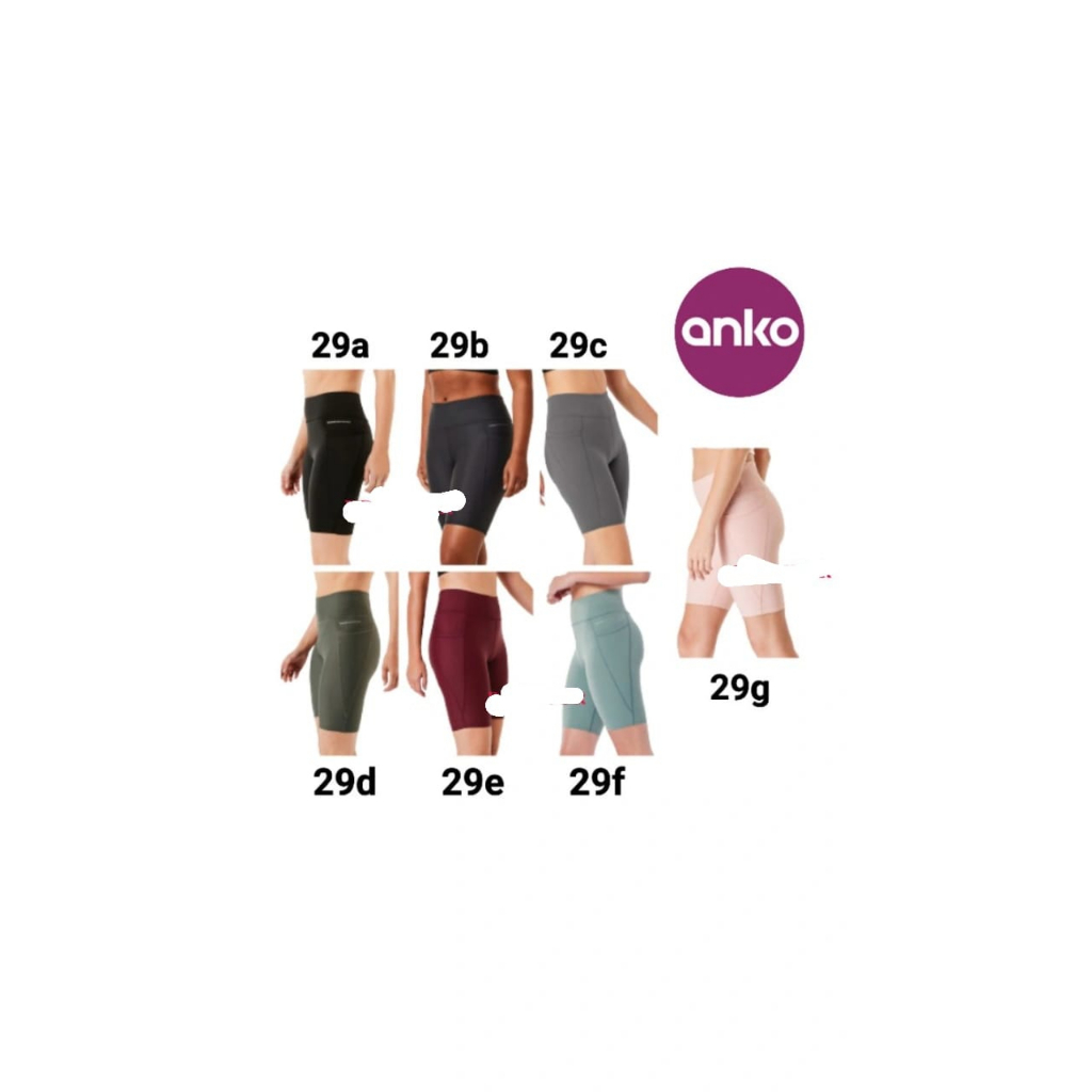 ANKO LEGGING WANITA 2 KANTONG SISI