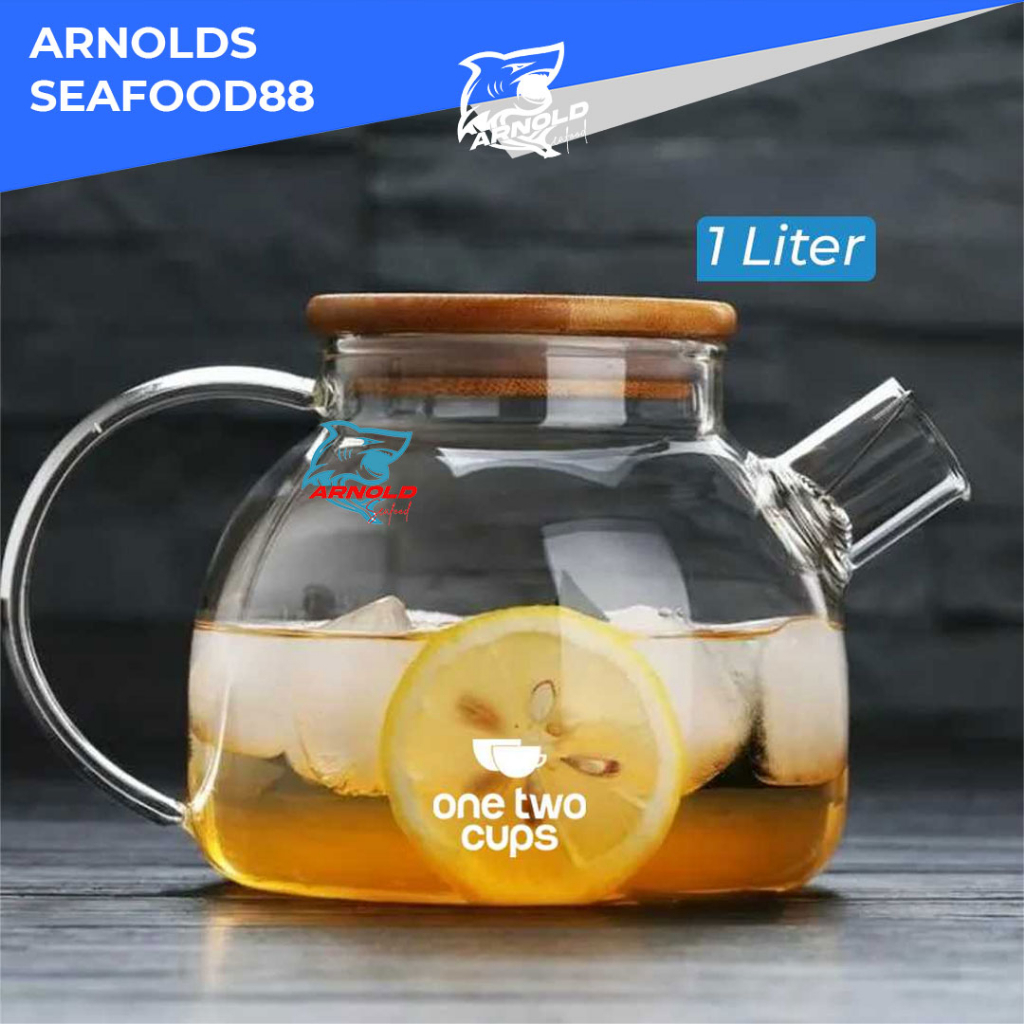 TEKO TEH GARANSI TAHAN API BISA DIMASAK DIATAS KOMPOR /  Teko Pitcher Teh Chinese Teapot Maker Glass