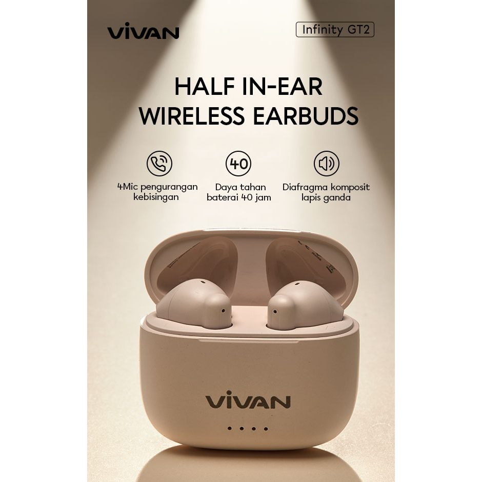 Vivan Infinity GT2 Wireless Bluetooth Earbuds TWS