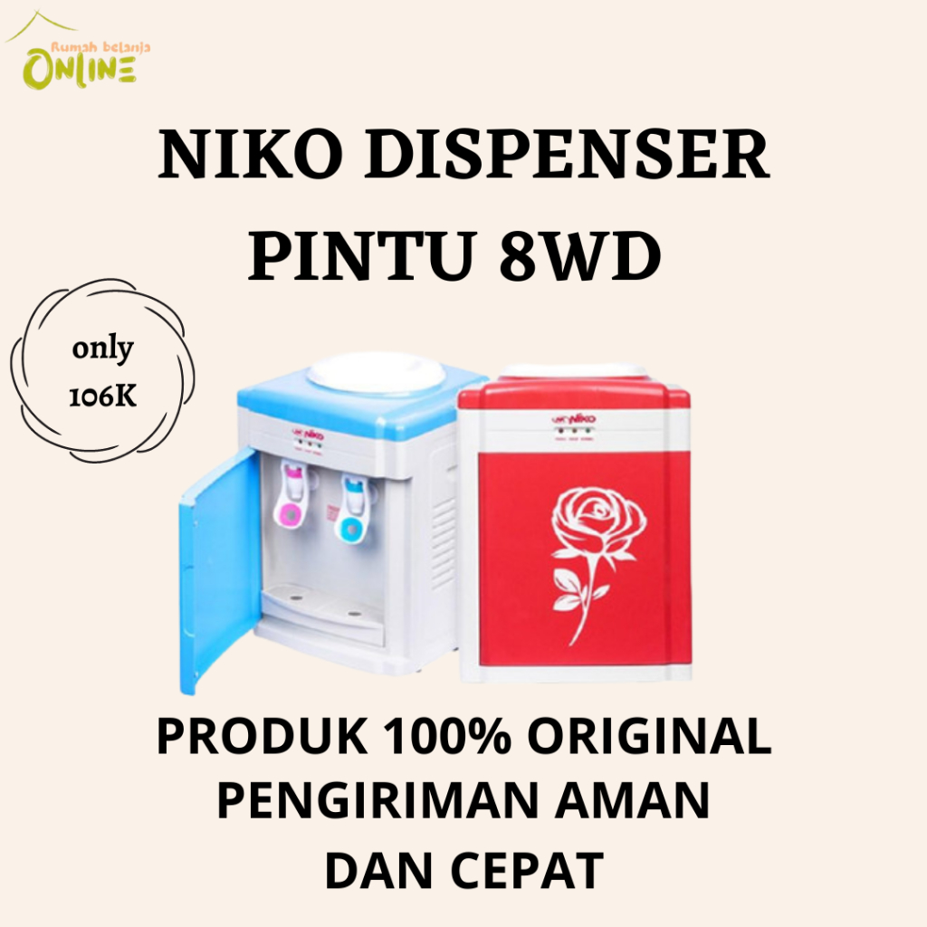 NIKO DISPENSER PINTU 8WD PRODUK TERBARU!!!