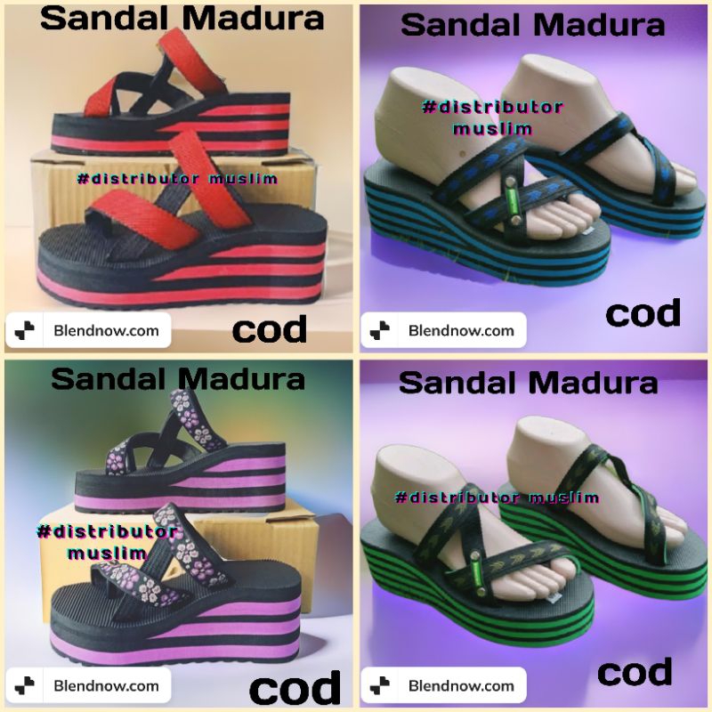 (GROSIR) SANDAL MADURA CEWEK CANTIK TINGGI 5CM GROSIR PRODUKSI SENDIRI SANDAL WEDGES SANDAL GUNUNG