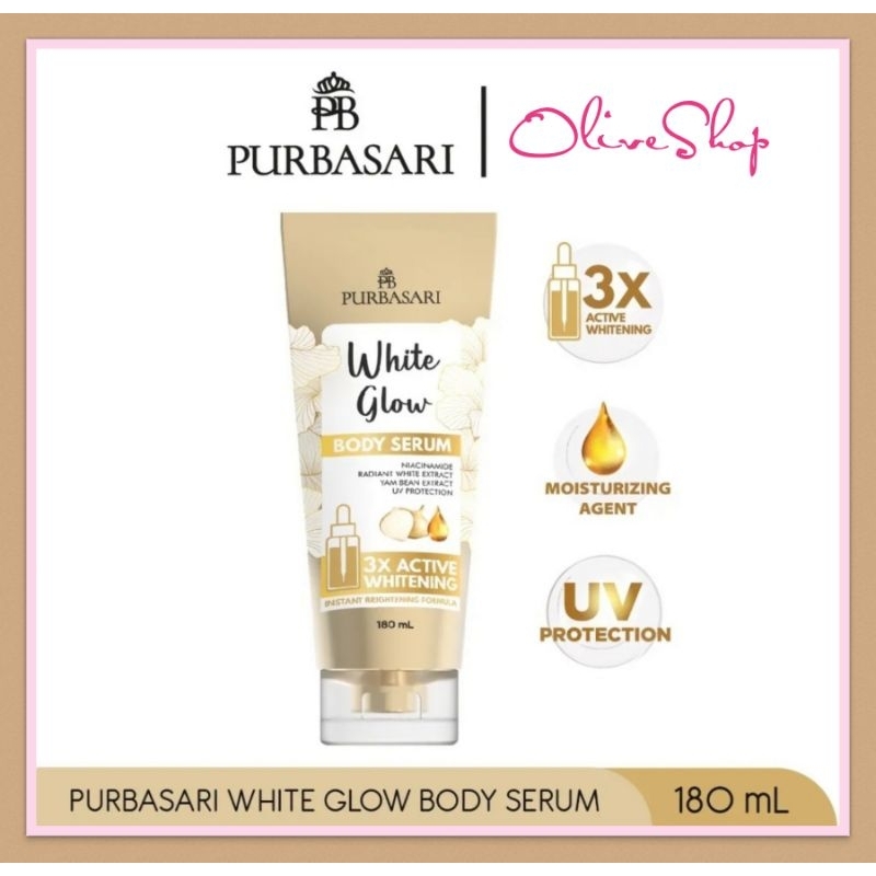 OliveShop ❤️ Purbasari Skin Firming White Glow Body Serum Body Lotion