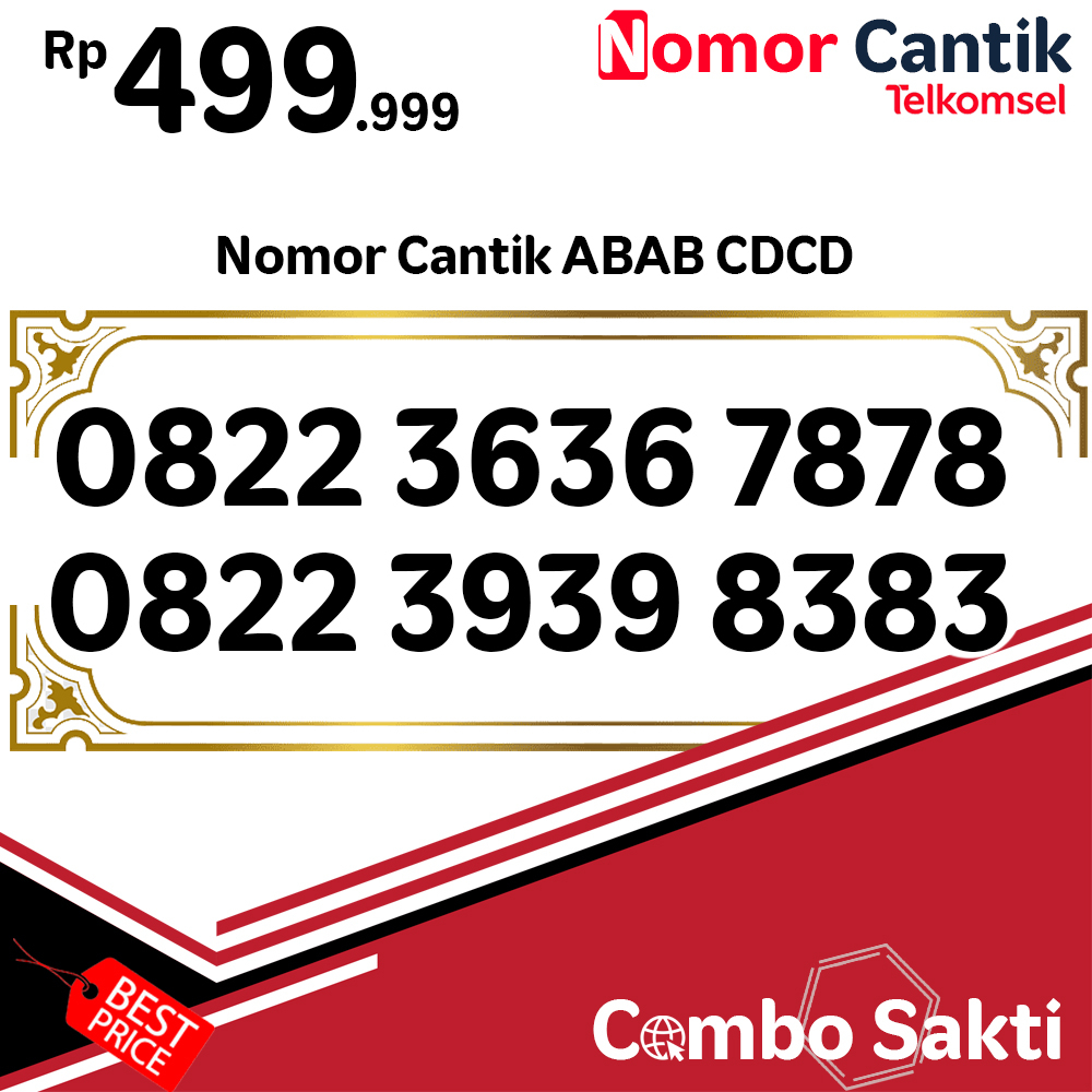 NOMOR CANTIK TELKOMSEL ABAB CDCD