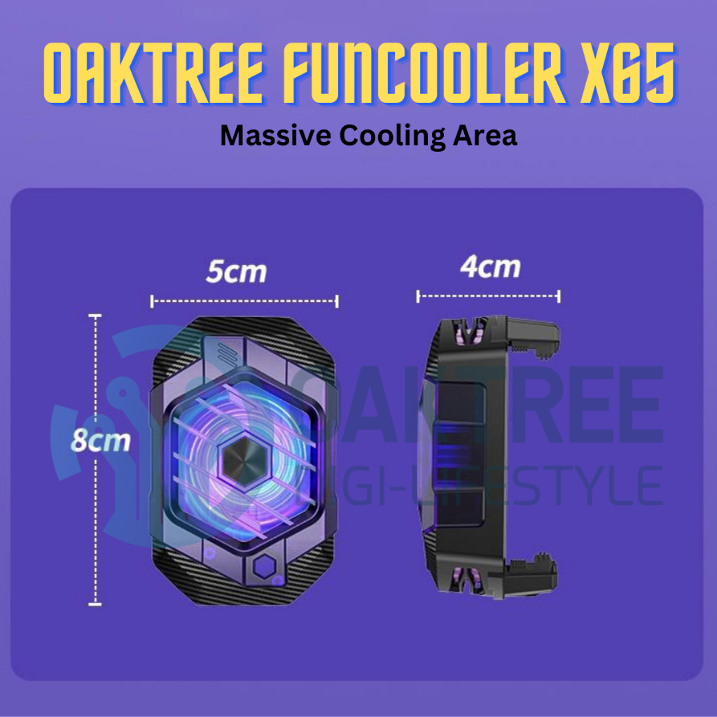 Oaktree Funcooler X65 Fan Cooler Radiator Pendingin HP Cooling Fan HP Gaming
