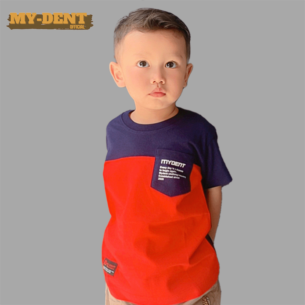 Baju Anak Laki Laki Distro Mydent Umur 1-17 Tahun Bahan Cotton 30S