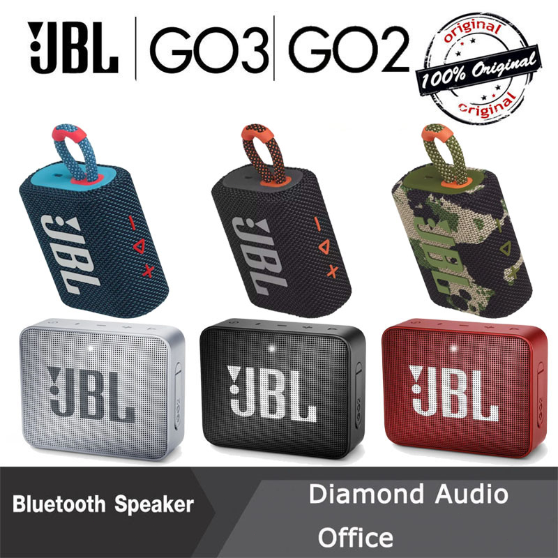 JBL GO 3/JBL GO 2 speaker bluetooth portable Waterproof audio bluetooth speker bass Original Importe