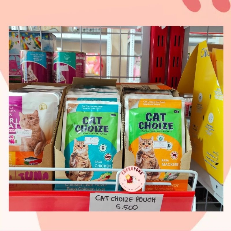 Cat Choize Wetfood Pouch Makanan Basah Untuk Kucing Cat Choize 75Gr