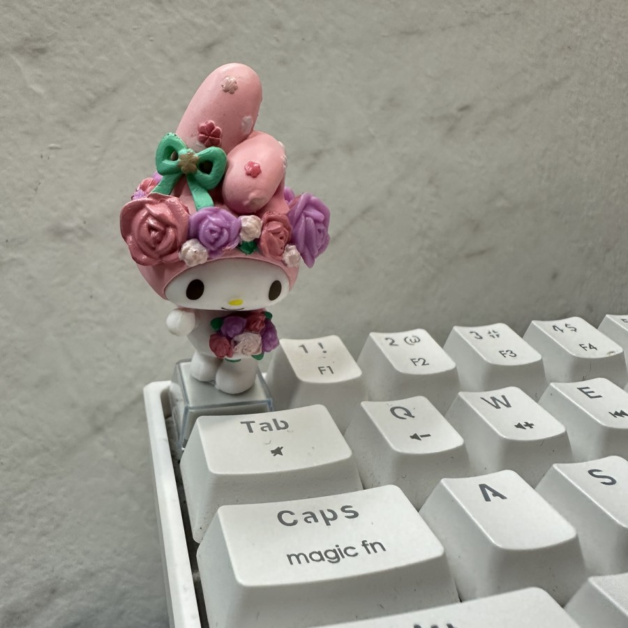 Keycap 3D lucu untuk hiasan variasi keyboard gaming 3 dimensi