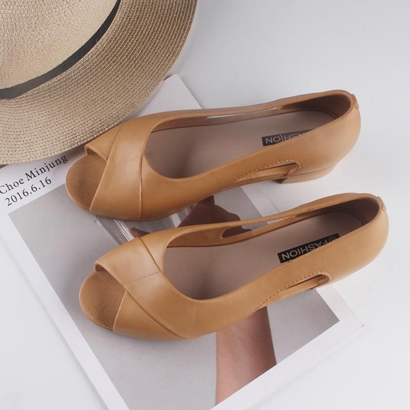 Sandal New Flat Shoes Wanita thicki heels Import High Quality RF