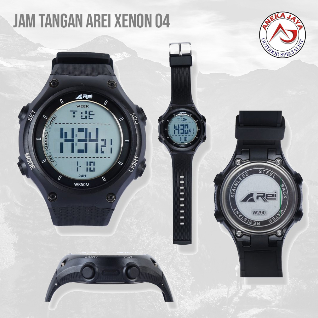 JAM TANGAN AREI DIGITAL XENON 04