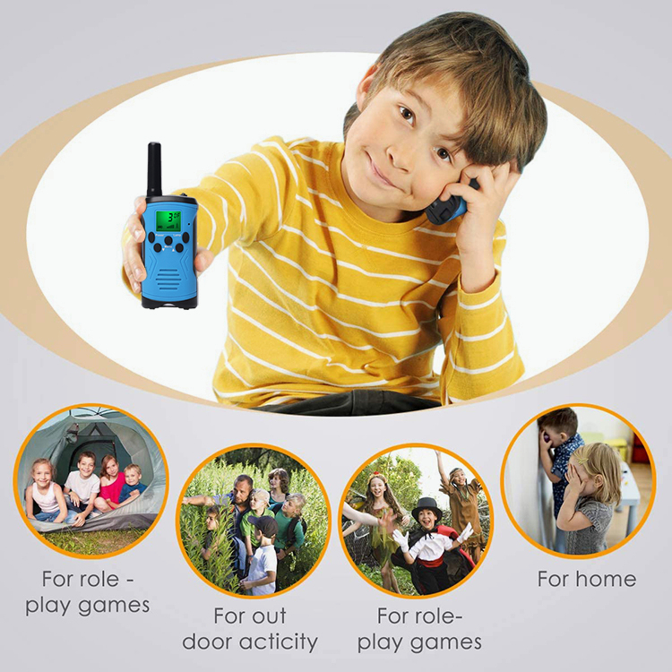 HT MERODITH T52® |  Walkie Talkie Anak Sipil dengan Kompas berisi 2pcs walky talky 3-5km | Gift for little adventurers