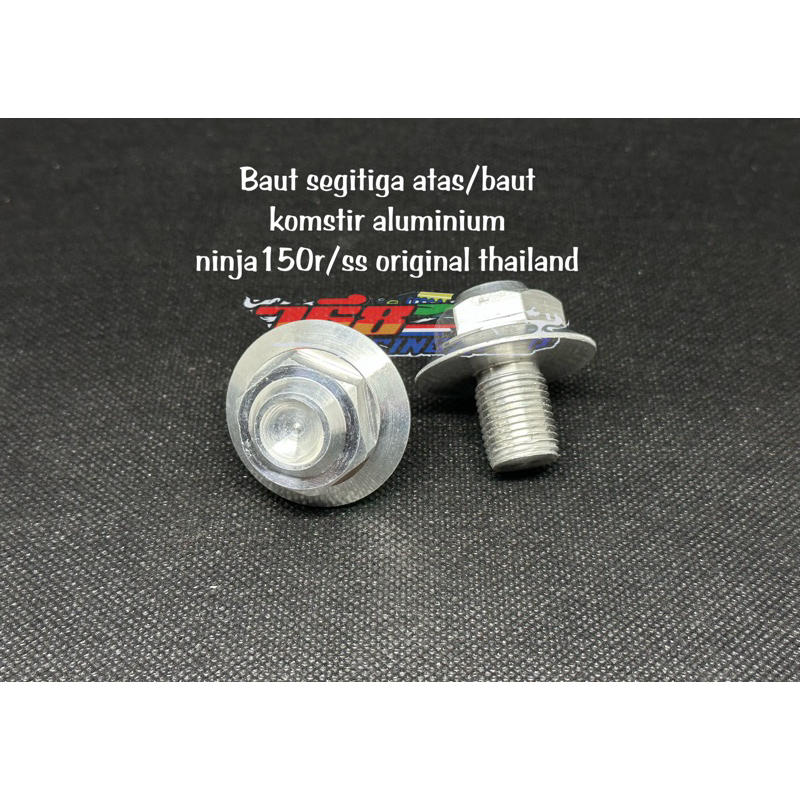 Baut segitiga atas/baut komstir aluminium ninja r ninja ss original thailand