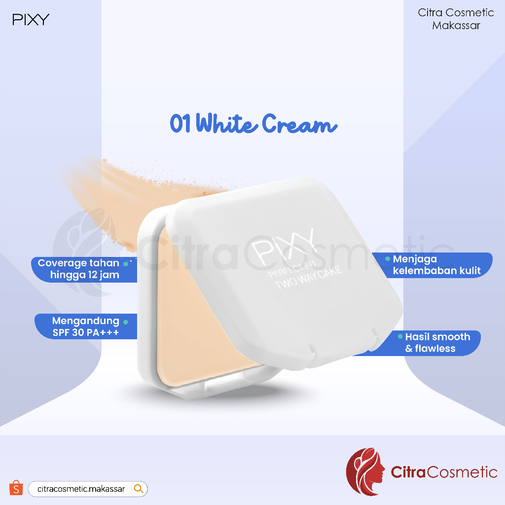 Pixy Uv Whitening Two Way Cake Perfect Fit Refill 12,2 Gr