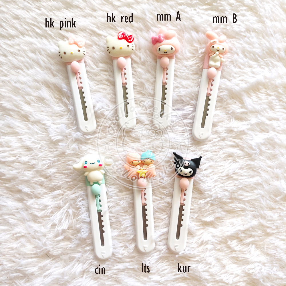 

cutter hello kitty melody cinnamoroll little twin kuromi