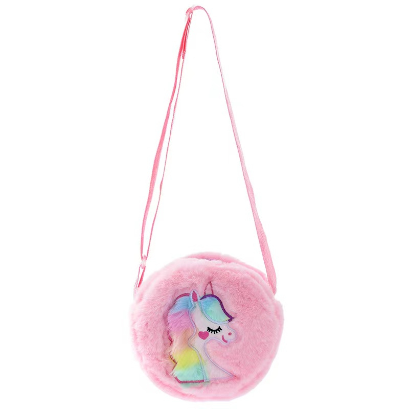 Tempat Unicorn Mewah Tas Bahu Messenger Tas Gadis TK Kecil Ransel Hadiah Anak Cinta Lucu Tas