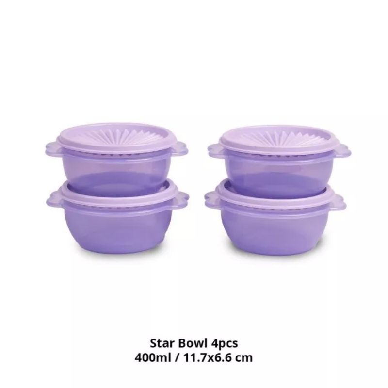 Star bowl ungu 400ml ecer 1pcs mangkuk mangkok