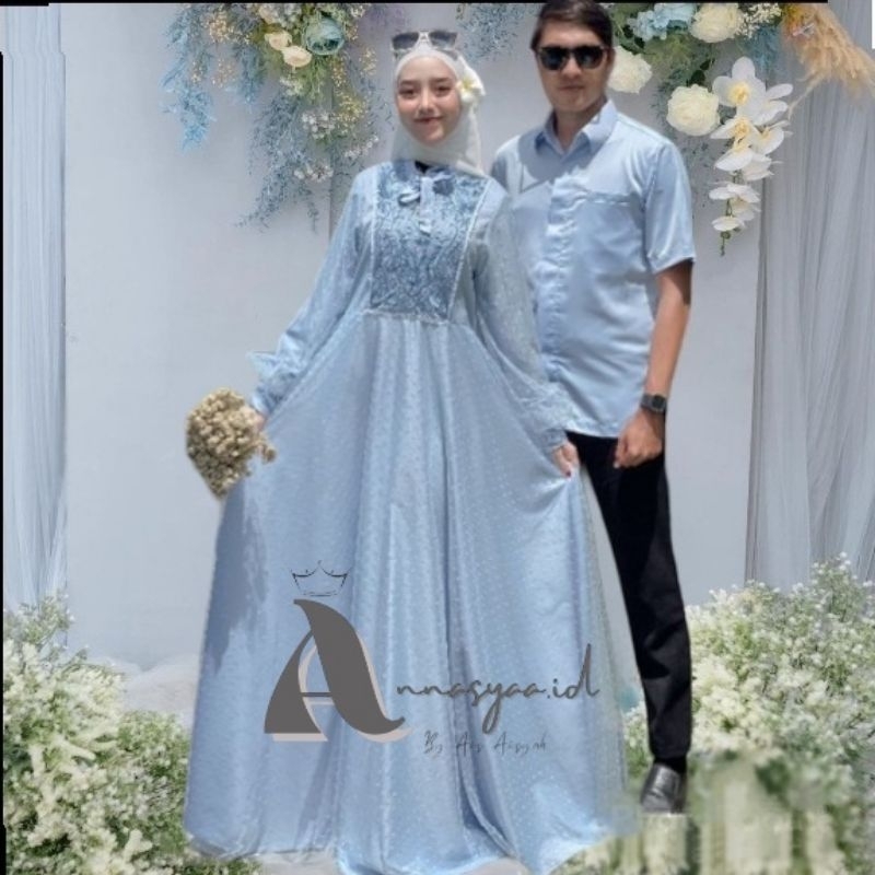 Annasyaa.id Dress Maira Dress Couple Ibu Anak Dress Wisuda Dress Lebaran Dress kondangan Dress Pesta