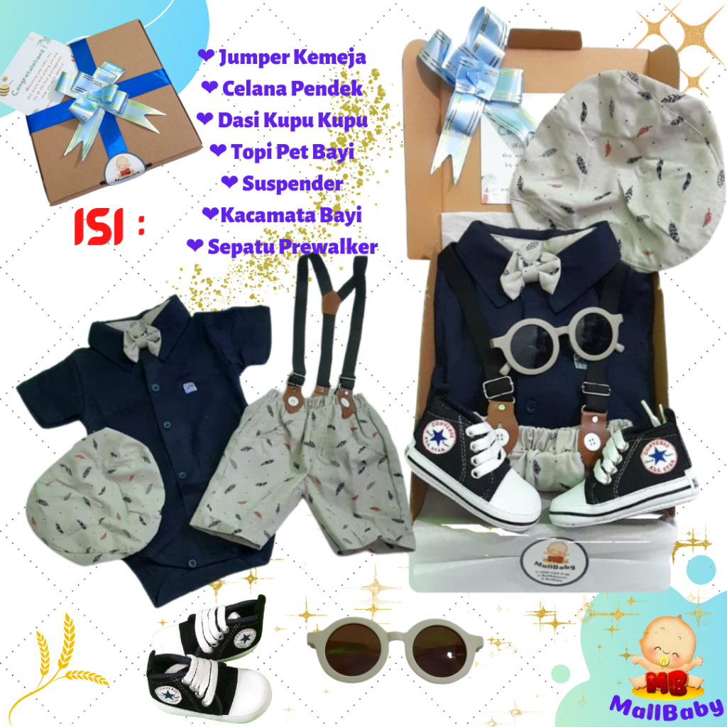 Kado Bayi Lahiran Hampers Bayi Newborn Baby Hampers Baby Gift Set Premium