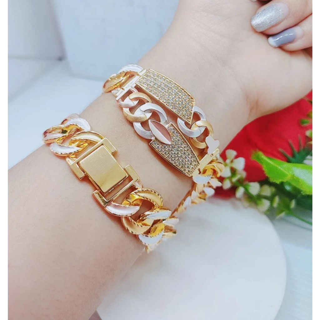 Gelang Xuping Permata Rantai Kombinasi Perhiasan Fashion R051