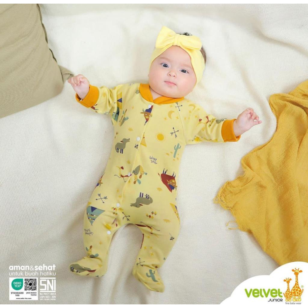 Velvet Junior GREAT ADVENTURE Jumsuit - Sleepsuit baby/Jumper bayi/Jumper anak