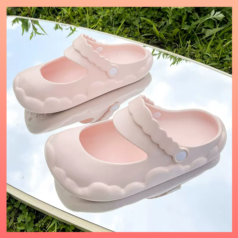 Sandal Jelly Wanita Mary Jane Impor Korea Sandal Karet Wanita Gaya perguruan tinggi Terbaru 2023 Sandal Putri Wanita Gaya perguruan tinggi