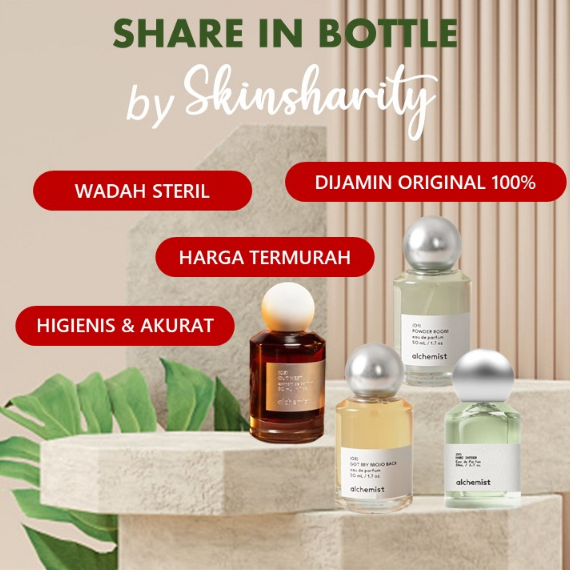 [SHARE IN BOTTLE] ALCHEMIST - Eau De Parfum | Powder Room | Got My Mojo Back | Home Garden | Extrait De Parfum - Outwest | 1ML 3ML 5ML 10ML