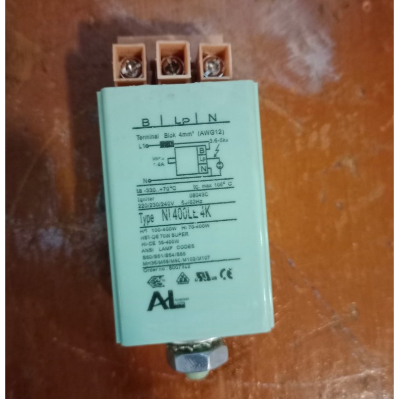 Ignitor Inektor Lampu SONT SON-T SON T 250W 250 watt 400W 400 watt