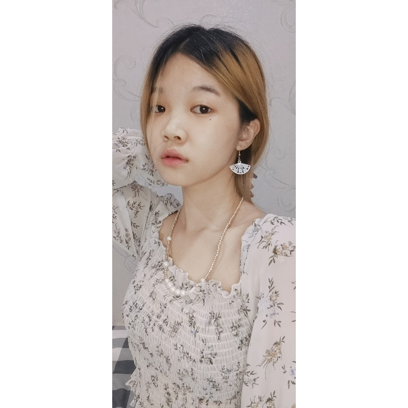 Suzy Pearl Fan Hooks Earrings Anting Tusuk Hook Mutiara Gantung Model Kipas