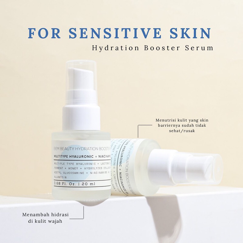 Eiem Beauty Hydration Booster Serum, Multiple Hyaluronic + Niacinamide 4%