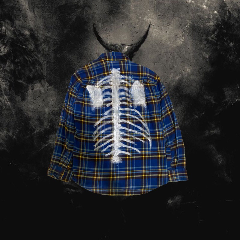 LIMITED COSTUM SHIRT UNIQLO | SKULL | LOSSOURSELVES