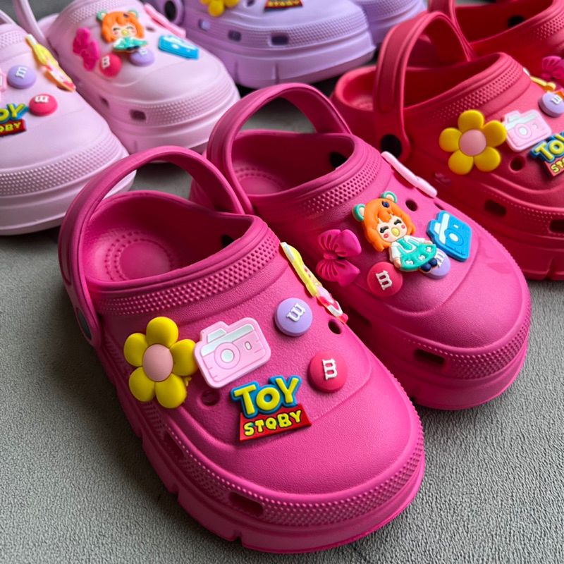 SANDAL BAIM JELLY IMPORT ANAK MEGUMI TOY STORY