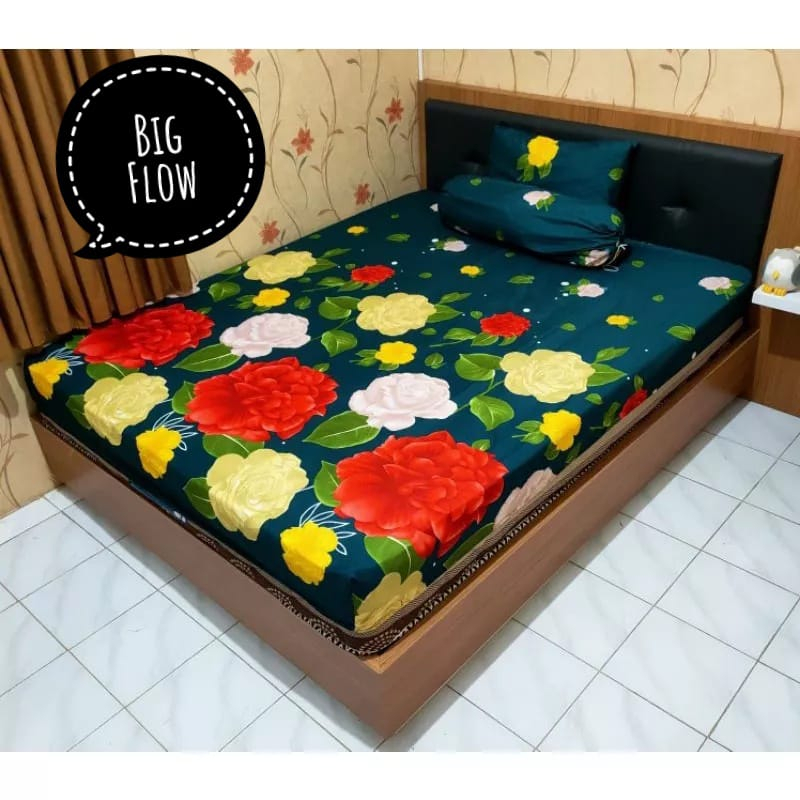 Sprei Homemade 180X200 Seprai Seprei Aesthetic Homemade Karakter Motif Katun 2 Sarban +2Sargul Seprai Adem Murah Kado Sprei