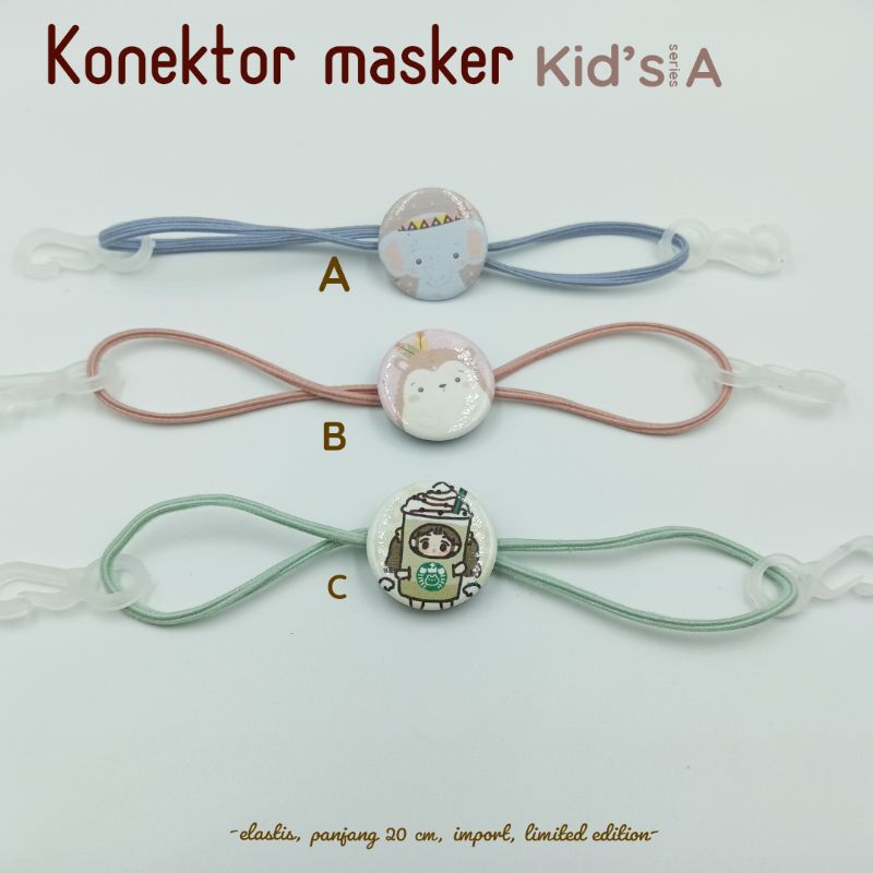 Konektormasker/konektorkarakter/masker/konektor/mickey/minnie/karakter/pengait